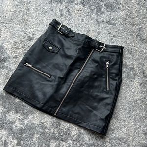 Leather skirt